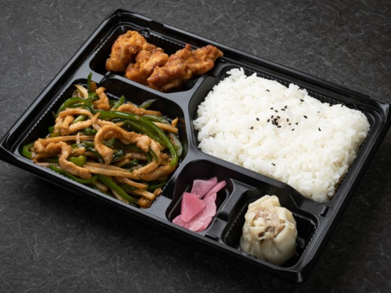 青椒肉絲弁当