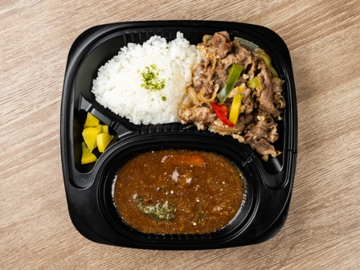 牛焼肉&ビーフシチュー