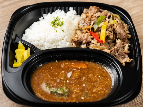 牛焼肉&ビーフシチュー