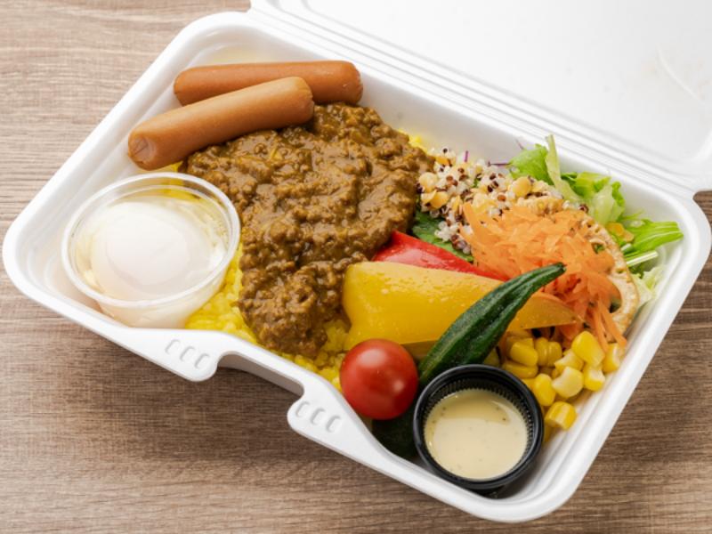 キーマカレーのランチボックス