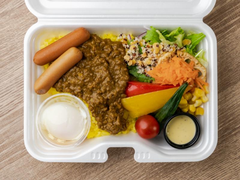 キーマカレーのランチボックス