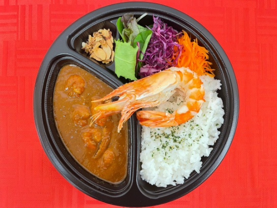 海老と蟹は裏切らないカレー【海老の塩焼きトッピング】