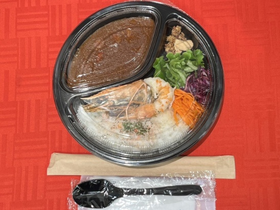 海老と蟹は裏切らないカレー 【海老の塩焼き＆蟹のほぐし身トッピング】