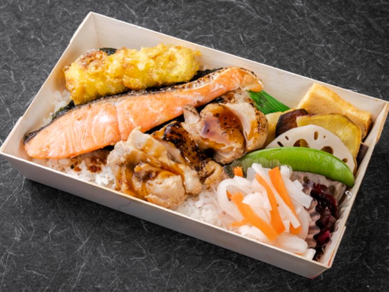 のり弁 グリルチキン＆鮭