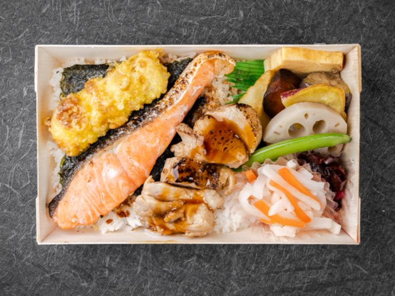 のり弁 グリルチキン＆鮭