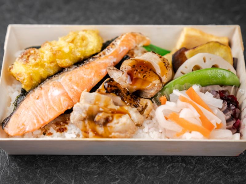 のり弁 グリルチキン＆鮭