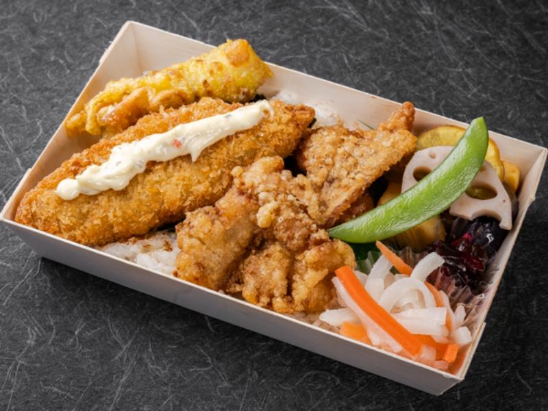 のり弁 唐揚げ＆白身フライ