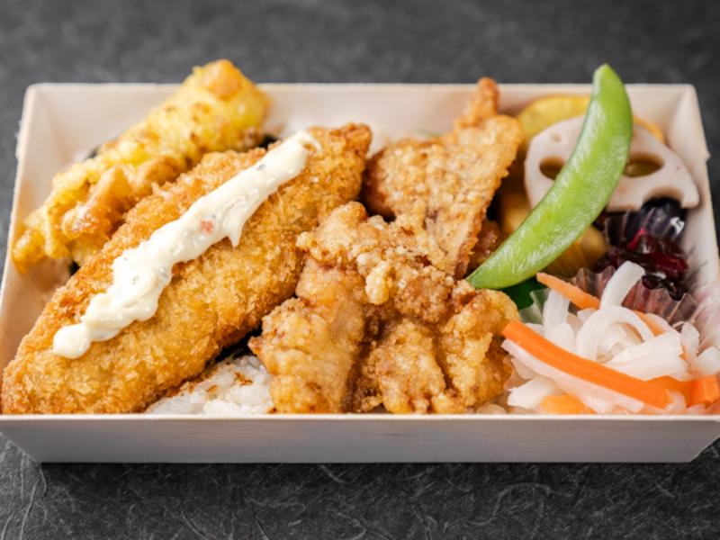 のり弁 唐揚げ＆白身フライ