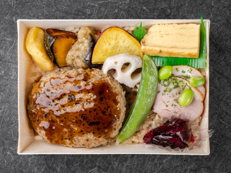 お手軽弁当 ハンバーグ