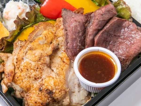 ブラックアンガスサーロインステーキ&若鶏のグリル