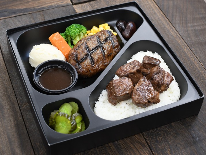 特選サイコロステーキコンビ弁当