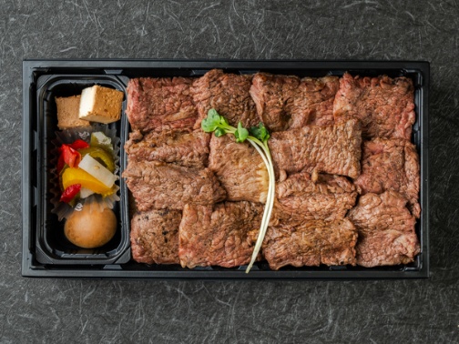 特選 炭火焼ステーキ重 （大）
