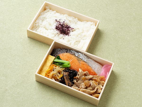 雅御膳～銀鮭と三元豚生姜焼き～