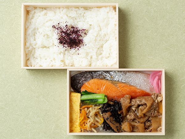 雅御膳～銀鮭と十和田の牛バラ焼き～