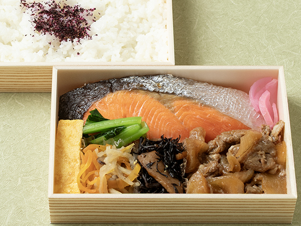 雅御膳～銀鮭と十和田の牛バラ焼き～