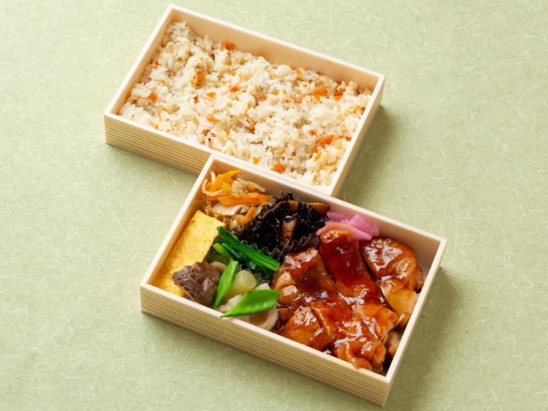 優御膳～鶏の照り焼きとおばんざい～彩り米
