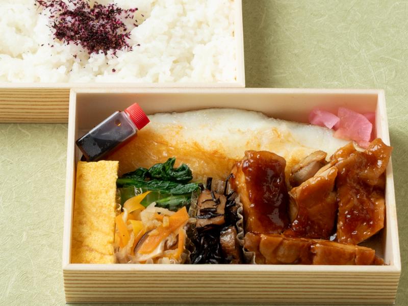 雅御膳～カラスガレイと鶏の照り焼き～