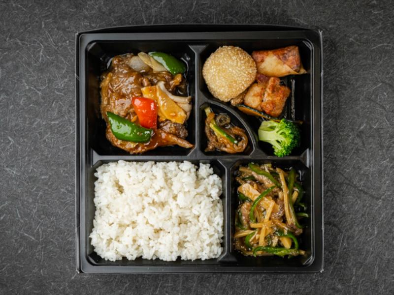 国産牛肉のオイスターソース炒め御膳