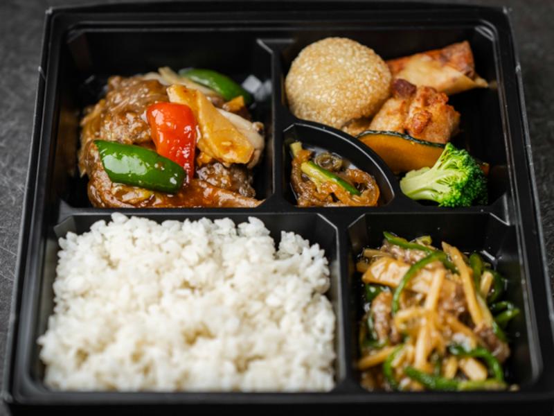国産牛肉のオイスターソース炒め御膳