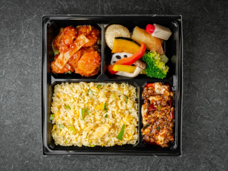 エビチリソースと本格麻婆豆腐御膳