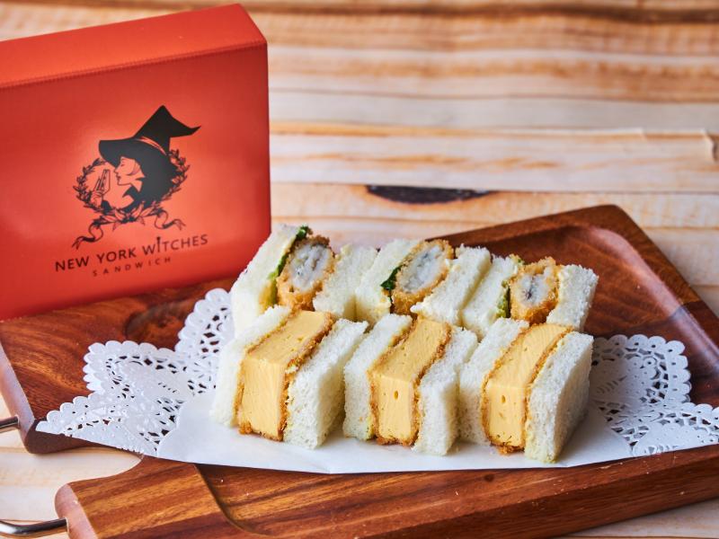 厚焼き玉子✕特製タルタル・フィッシュカツのコンビサンド