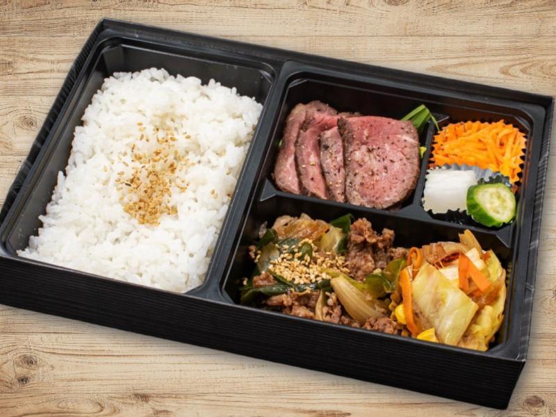 すき焼き牛しぐれ&ローストビーフ弁当