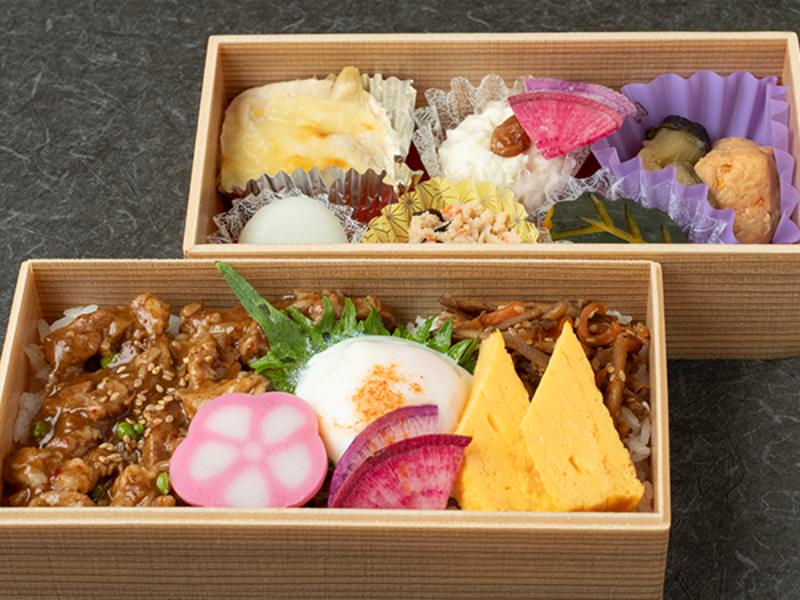 黒毛和牛の粒山椒煮御膳