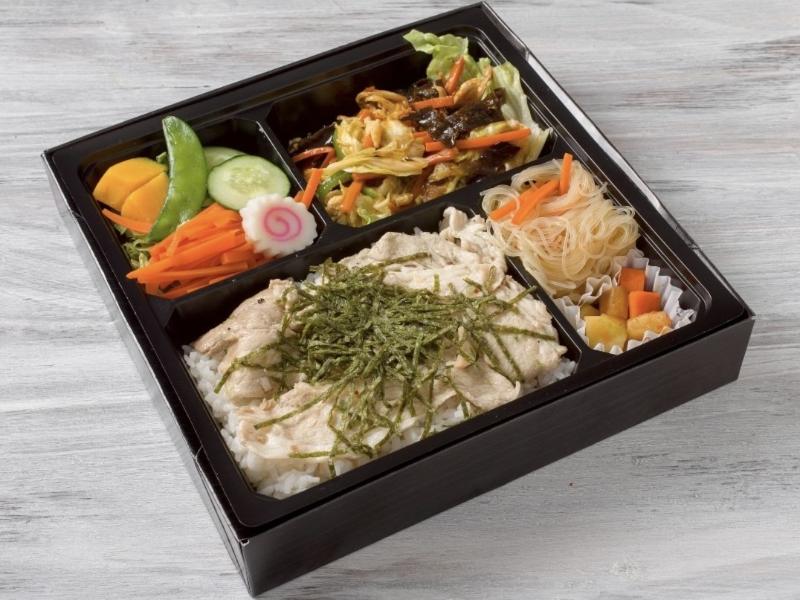 【彩り豊かで野菜豪快3品】豚バラねぎ塩ダレ焼肉＆回鍋肉炒め弁当