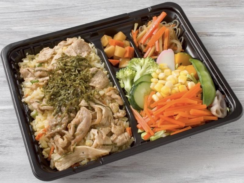 大満足 牛バラ和風ダレ焼肉＆彩り豊かで野菜 チャーハン付き弁当
