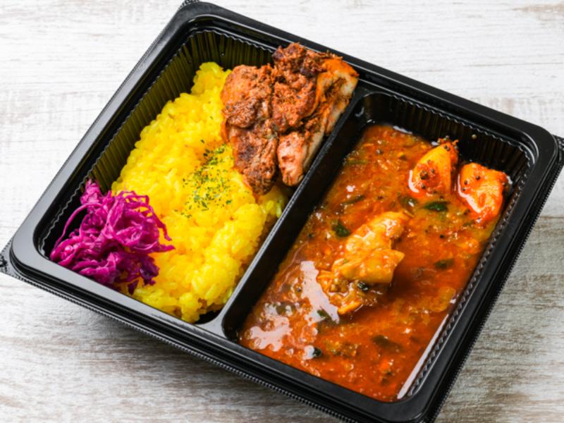南インド風チキンカレー＋チキンケバブグリル