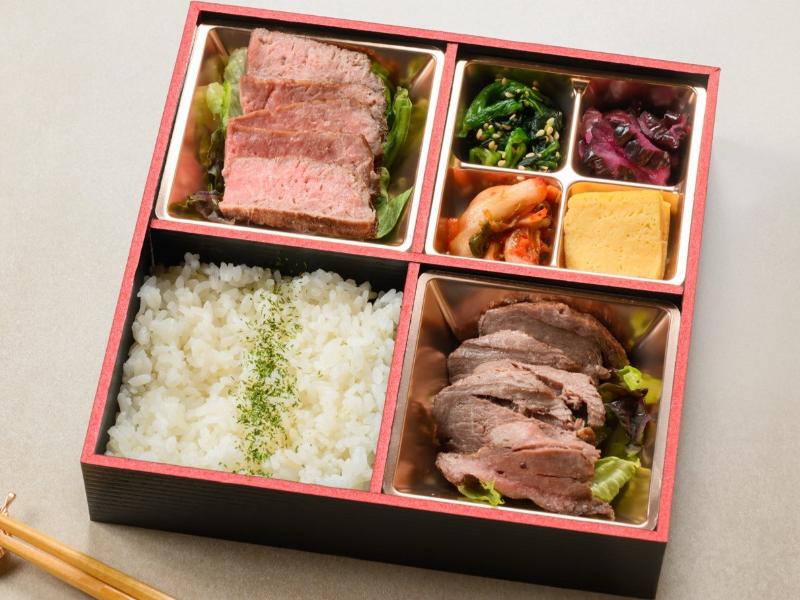 サーロインとサガリの焼肉御膳