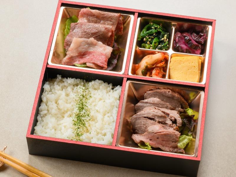 白老牛とサガリの焼肉御膳