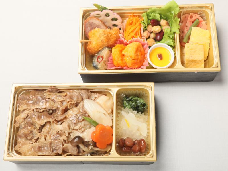 二段牛すき焼き弁当
