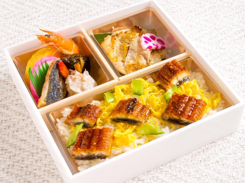 うなぎちらしと鶏の西京焼き弁当