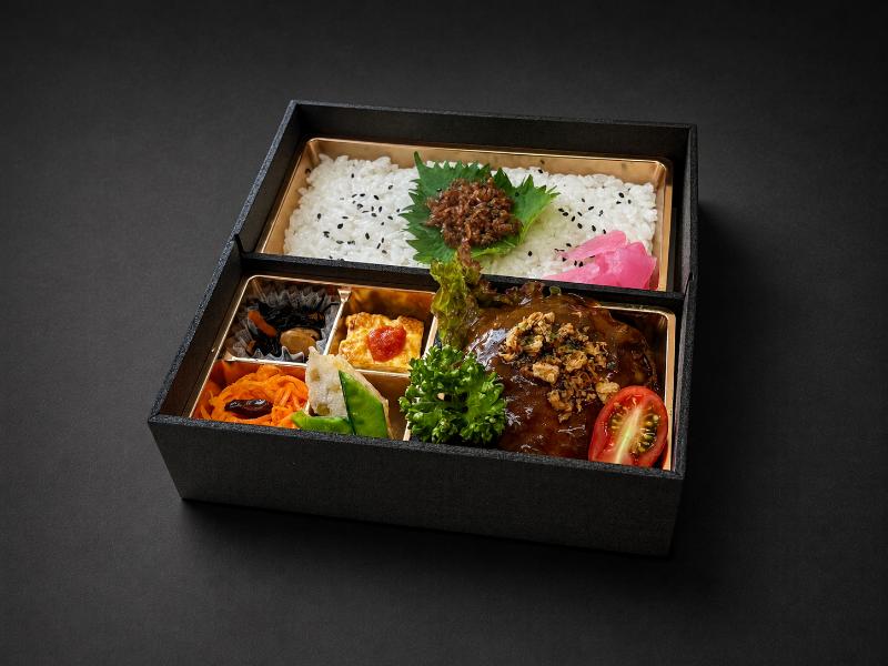 濃厚デミの 蘭麻特製ハンバーグ幕ノ内膳