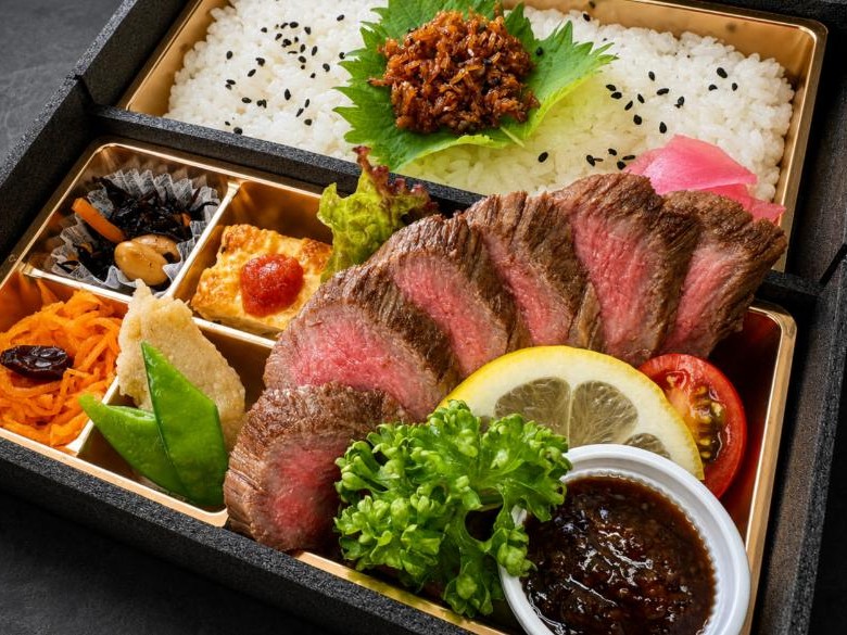 熟成A4ランク黒毛和牛ステーキ幕ノ内膳