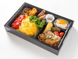 ふわっとろオムライス＆サーロインステーキ