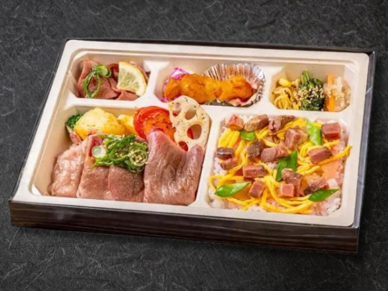 牛ちらし寿司と和牛コウネ焼肉弁当
