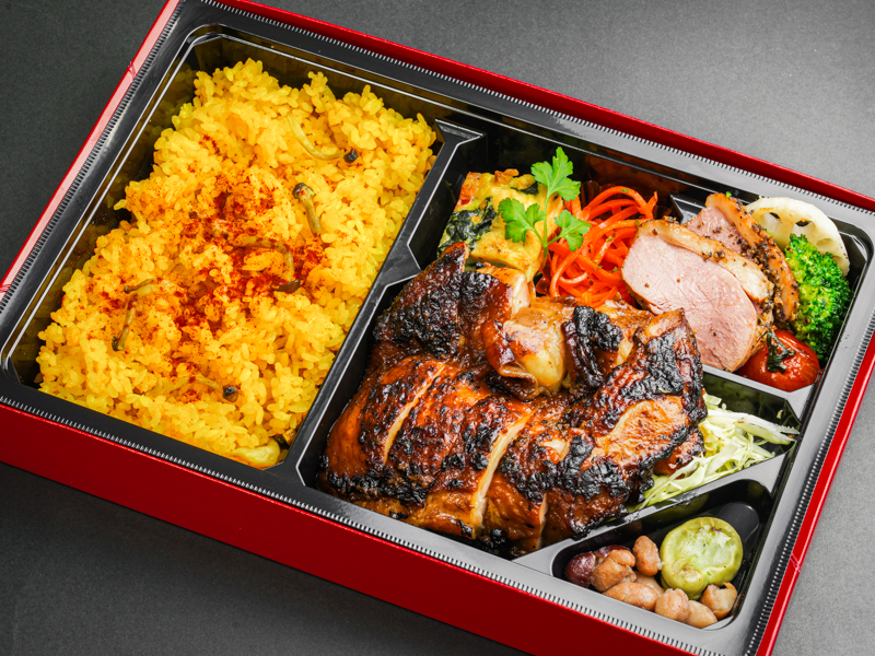 ア ヴォートル サンテのボリューム照り焼きチキンbox イタリアン炊き込みご飯 1 400円 お弁当デリ お弁当の配達デリバリー