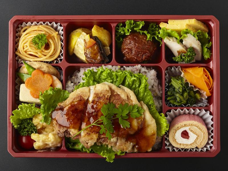 富山県産厚切りポークのお弁当