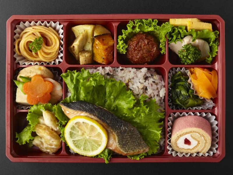 鮭の柚庵焼きのお弁当