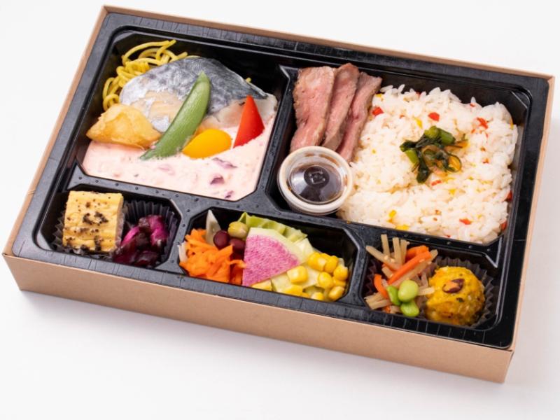 【ECO容器】牛ステーキとさわらの彩り仕立て弁当