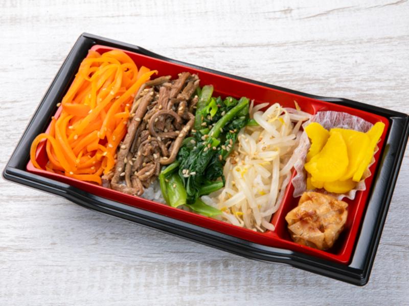 【韓国お重弁当】さっぱり野菜ビビンバ