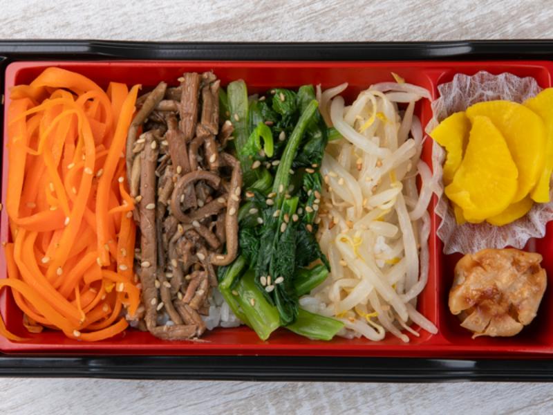 【韓国お重弁当】さっぱり野菜ビビンバ