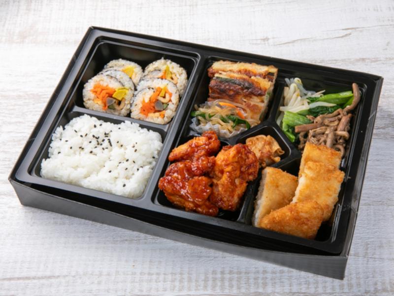 【欲張りコンビ！】ヤンニョムチキン＆センソンカツ弁当