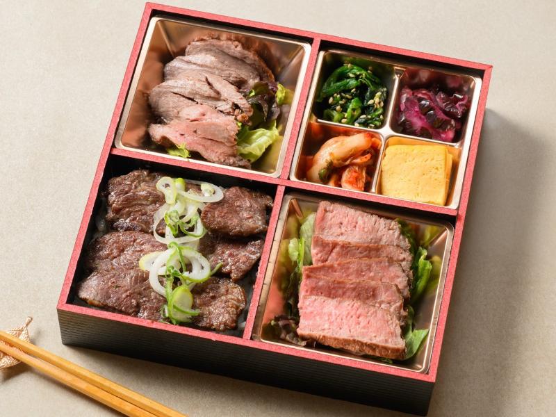 牛サガリの豪華3種肉御膳