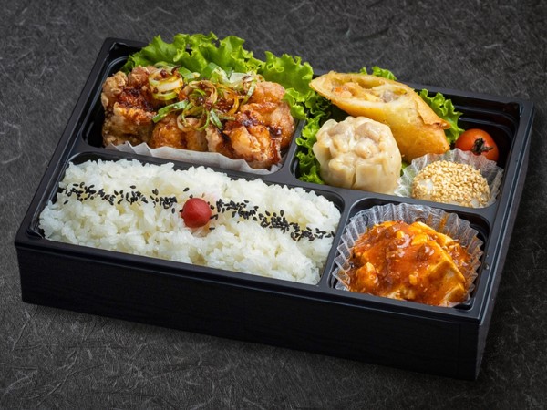 梅御膳【油淋鶏と麻婆豆腐】
