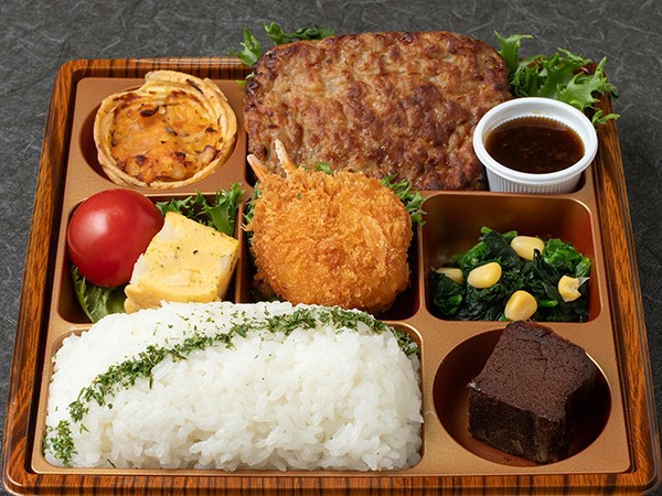 手ごねハンバーグ贅沢洋食弁当