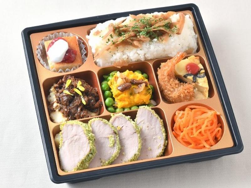 【10月1日以降お届け分】【500mlペット茶付き】プティコース弁当 豚ヒレ肉のペルシャード