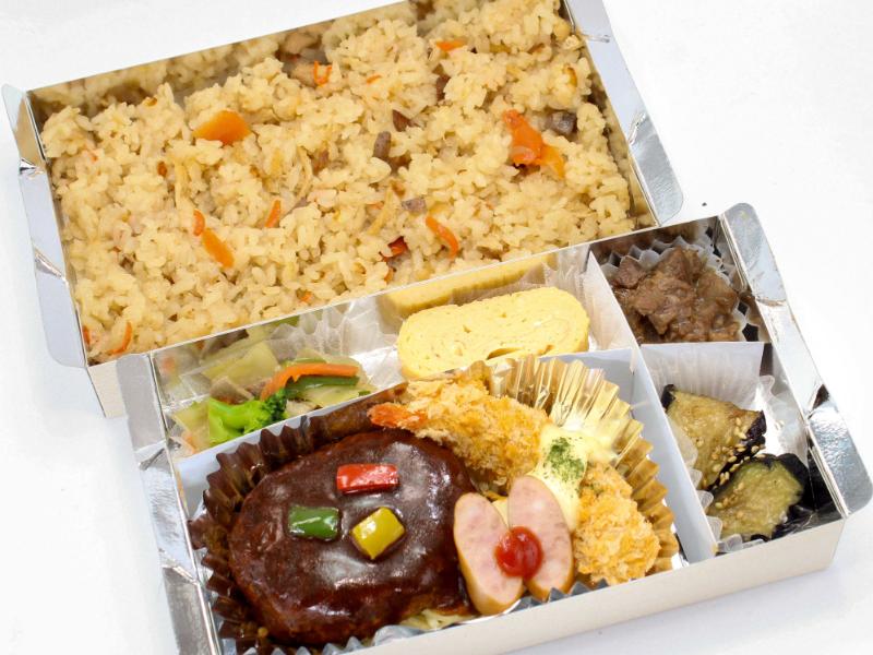 角壱（かくいち）手ごねハンバーグ弁当（No.202）